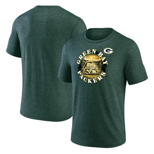 【送料無料】 アンブランデッド メンズ Tシャツ トップス Men's Fanatics Branded Heathered Green Green Bay Packers Sporting Chance T-Shirt Pkr Green 【送料無料】 アンブランデッド メンズ Tシャツ トップス Men's Fanatics Branded Heathered Green Green Bay Packers Sporting Chance T-Shirt Pkr Green