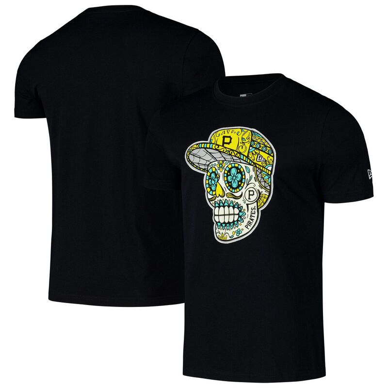 ̵ ˥塼  T ȥåץ Men's New Era Black Pittsburgh Pirates Suga...