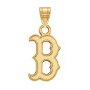 【送料無料】 ロゴアート レディース ブレスレット・バングル・アンクレット アクセサリー LogoArt 14k Gold Boston Red Sox Small Pendant 14k Yellow Gold
