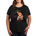 【送料無料】 ライセンス キャラクター レディース Tシャツ トップス Plus Yellowstone Rip And Beth Graphic Tee Black(4)