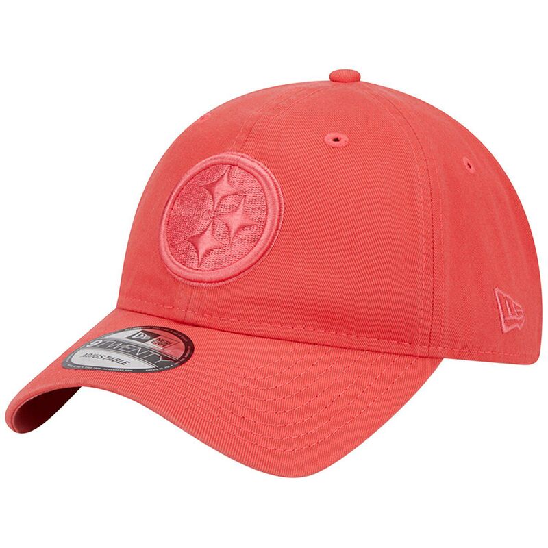【送料無料】 ニューエラ メンズ 帽子 アクセサリー Men's New Era Red Pittsburgh Steelers Core Classic 2.0 Brights 9TWENTY Adjustable Hat Stl Red