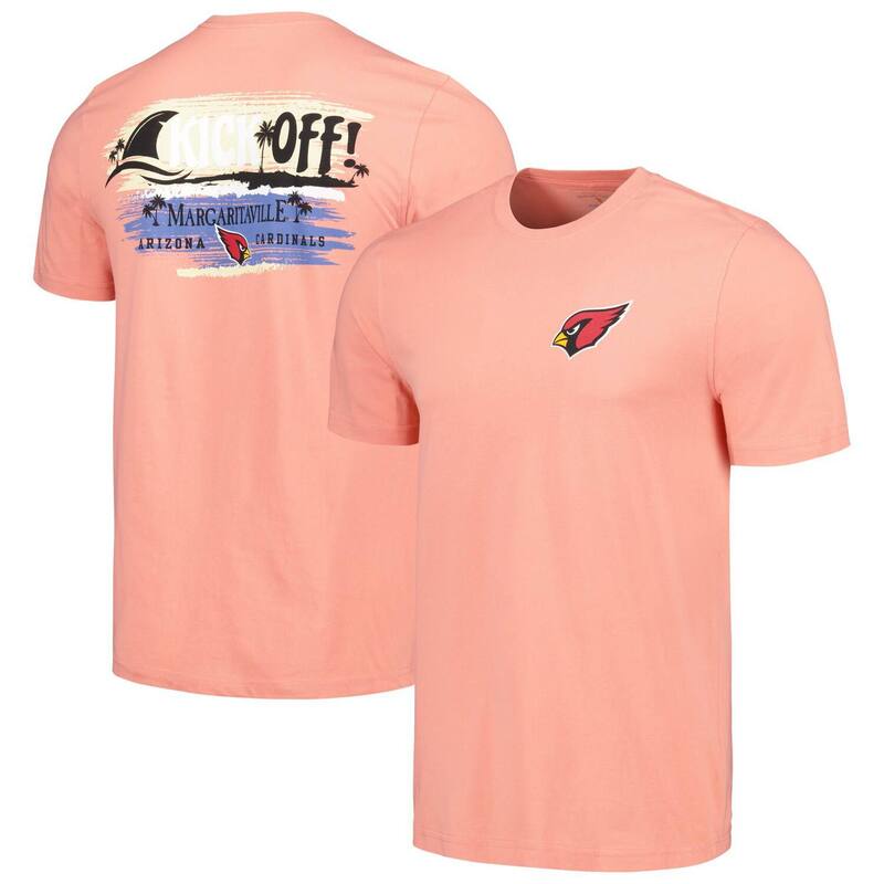【送料無料】 アンブランデッド メンズ Tシャツ トップス Men's Margaritaville Orange Arizona Cardinals T-Shirt Acr Orange