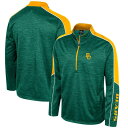 【送料無料】 コロシアム メンズ ジャケット・ブルゾン アウター Men's Colosseum Green Baylor Bears Marled Half-Zip Jacket Bay Green