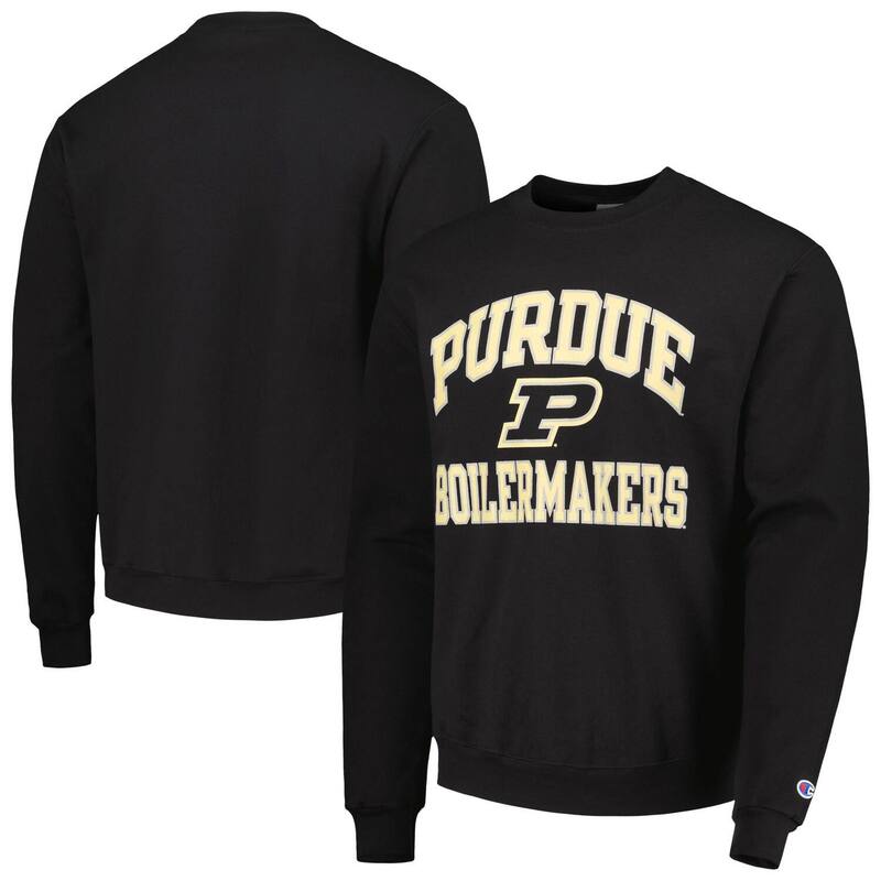 ̵ ԥ  T ȥåץ Men's Champion Black Purdue Boilermakers H...
