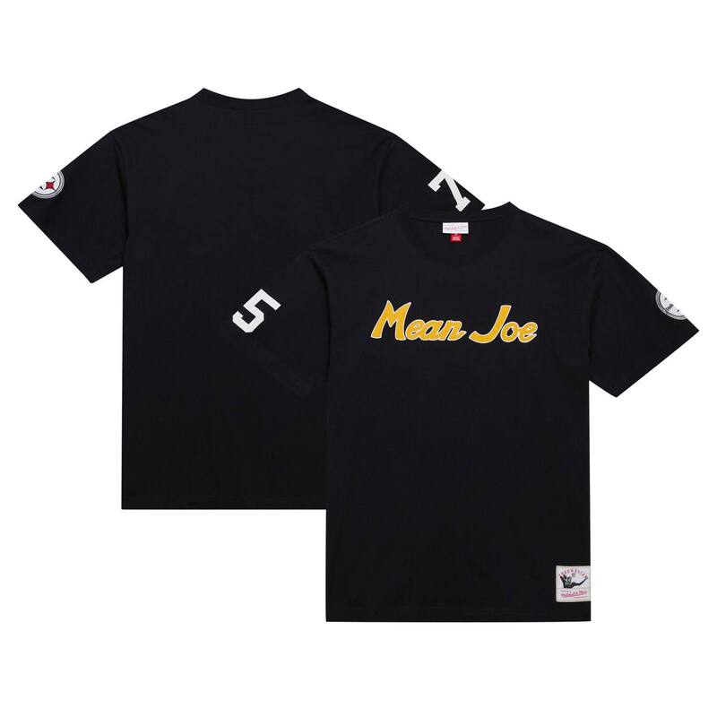 ̵ ߥå&ͥ  T ȥåץ Men's Mitchell & Ness Joe Greene Black P...