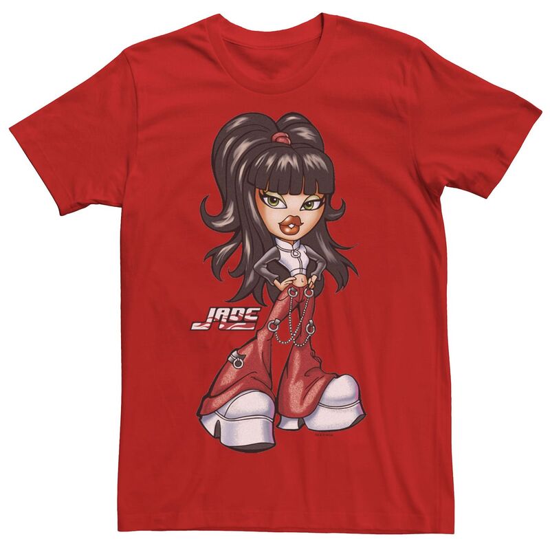【送料無料】 ライセンス キャラクター メンズ Tシャツ トップス Men's Bratz Jade Portrait Tee Red