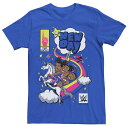 【送料無料】 ライセンス キャラクター メンズ Tシャツ トップス Men's WWE New Day Comic Poster Tee Royal
