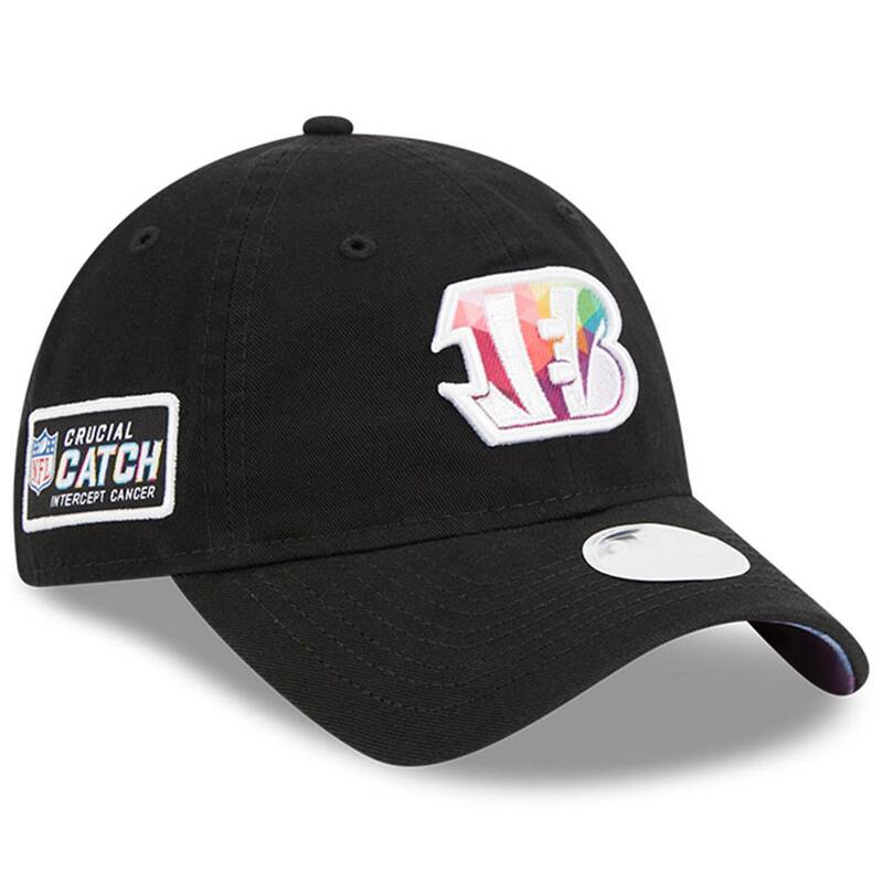 【送料無料】 ニューエラ レディース 帽子 アクセサリー Women's New Era Black Cincinnati Bengals 2023 NFL Crucial Catch 9TWENTY Adjustable Hat Bng Black