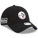 【送料無料】 ニューエラ レディース 帽子 アクセサリー Women's New Era Black Pittsburgh Steelers 2023 NFL ...