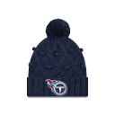 【送料無料】 ニューエラ レディース 帽子 アクセサリー Women's New Era Navy Tennessee Titans Toasty Cuffed...