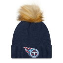 【送料無料】 ニューエラ レディース 帽子 アクセサリー Women's New Era Navy Tennessee Titans Snowy Cuffed ...