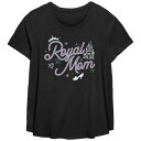 【送料無料】 ライセンス キャラクター レディース Tシャツ トップス Disney Cinderella Plus Size Royal Mom Scoop ...