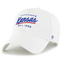 【送料無料】 アンブランデッド レディース 帽子 アクセサリー Women's '47 White Kansas Jayhawks Sidney Clean U...