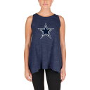 【送料無料】 ニューエラ レディース Tシャツ トップス Women's New Era Navy Dallas Cowboys Plus Size Space...