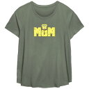 【送料無料】 ライセンス キャラクター レディース Tシャツ トップス Plus Size SpongeBob SquarePants Mom Scoop He...