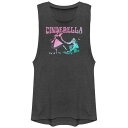 【送料無料】 ディズニー レディース Tシャツ トップス Disney's Cinderella Trying Glass Slipper Juniors' G...