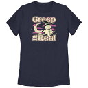 【送料無料】 ライセンス キャラクター レディース Tシャツ トップス Juniors' Care Bears Creep It Real Graphic Te...
