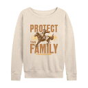 【送料無料】 ライセンス キャラクター レディース Tシャツ トップス Women's Yellowstone Protect The Family Pullo...
