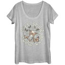 【送料無料】 アンブランデッド レディース Tシャツ トップス Juniors' Free Spirit World Tour Poster Graphic T...