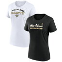 【送料無料】 アンブランデッド レディース Tシャツ トップス Women's Fanatics Branded New Orleans Saints Risk...