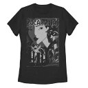 【送料無料】 ライセンス キャラクター レディース Tシャツ トップス Juniors' Pocahontas Forest Poster Graphic Tee Black|詳細画像