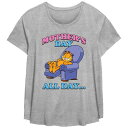 【送料無料】 ライセンス キャラクター レディース Tシャツ トップス Plus Size Garfield Moether's Day All Day Sco...