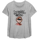 【送料無料】 ライセンス キャラクター レディース Tシャツ トップス Disney / Pixar The Incredibles Plus Size Inc...