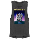【送料無料】 ライセンス キャラクター レディース Tシャツ トップス Juniors' Beetlejuice Classic Poster Graphic ...