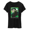 【送料無料】 ライセンス キャラクター レディース Tシャツ トップス Women's Matrix Character Poses Graphic Tee B...