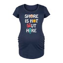 【送料無料】 ライセンス キャラクター レディース Tシャツ トップス Maternity Shore is Hot Out Here Graphic Tee ...