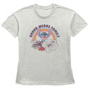 【送料無料】 ディズニー レディース Tシャツ トップス Disney's Lilo & Stitch Women's Ohana Means Family G...