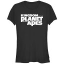 【送料無料】 ライセンス キャラクター レディース Tシャツ トップス Juniors' Kingdom Of The Planet Of The Apes F...