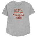 【送料無料】 アンブランデッド レディース Tシャツ トップス Women's This Mom Runs On Pumpkin Spice Relaxed F...