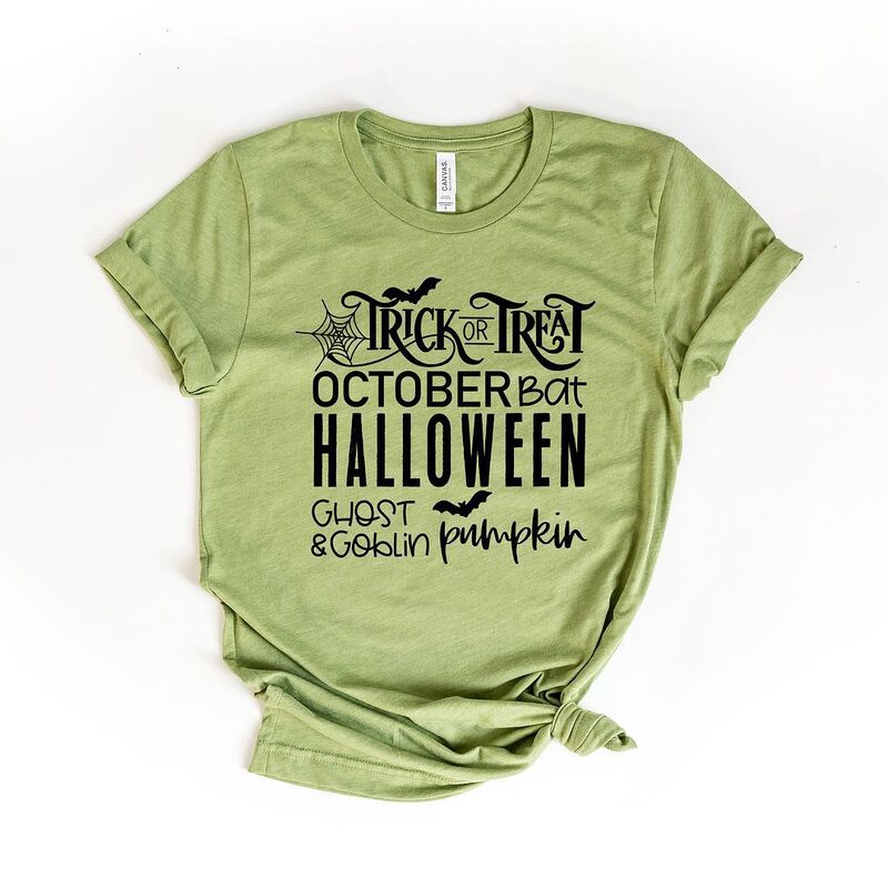 ̵ Simply Sage Market ǥ T ȥåץ Halloween Sayings Short Slee...