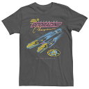 【送料無料】 ライセンス キャラクター メンズ Tシャツ トップス Men's Star Wars Tatooine Pod Racers Tee Charcoal