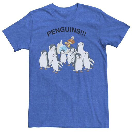 【送料無料】 ライセンス キャラクター メンズ Tシャツ トップス Men's Nickelodeon Avatar The Last Airbender Aang And Penguins!! Portrait Tee Royal Heather 【送料無料】 ライセンス キャラクター メンズ Tシャツ トップス Men's Nickelodeon Avatar The Last Airbender Aang And Penguins!! Portrait Tee Royal Heather