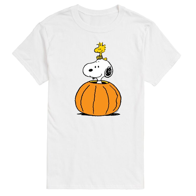 ̵ 饤 饯  T ȥåץ Men's Peanuts Snoopy Woodstock Pumpk...