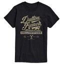 【送料無料】 ライセンス キャラクター メンズ Tシャツ トップス Big & Tall Yellowstone Wild Angry Tee Black(4)