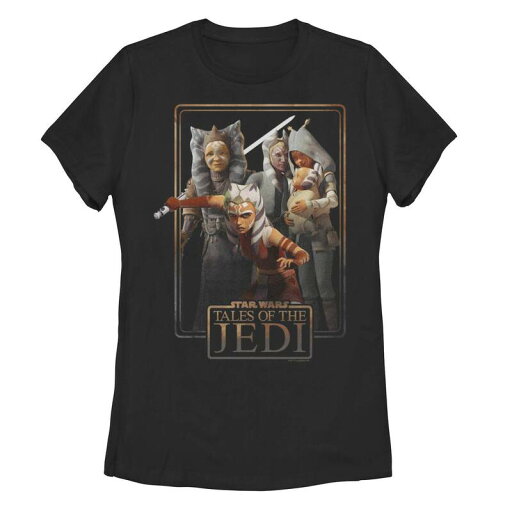 【送料無料】 スター ウォーズ レディース Tシャツ トップス Juniors' Star Wars Tales Of The Jedi Ahsoka Tano Tortuga Poster Graphic Tee Black 【送料無料】 スター ウォーズ レディース Tシャツ トップス Juniors' Star Wars Tales Of The Jedi Ahsoka Tano Tortuga Poster Graphic Tee Black
