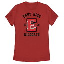 【送料無料】 ディズニー レディース Tシャツ トップス Disney's High School Musical Juniors' East High Wil...