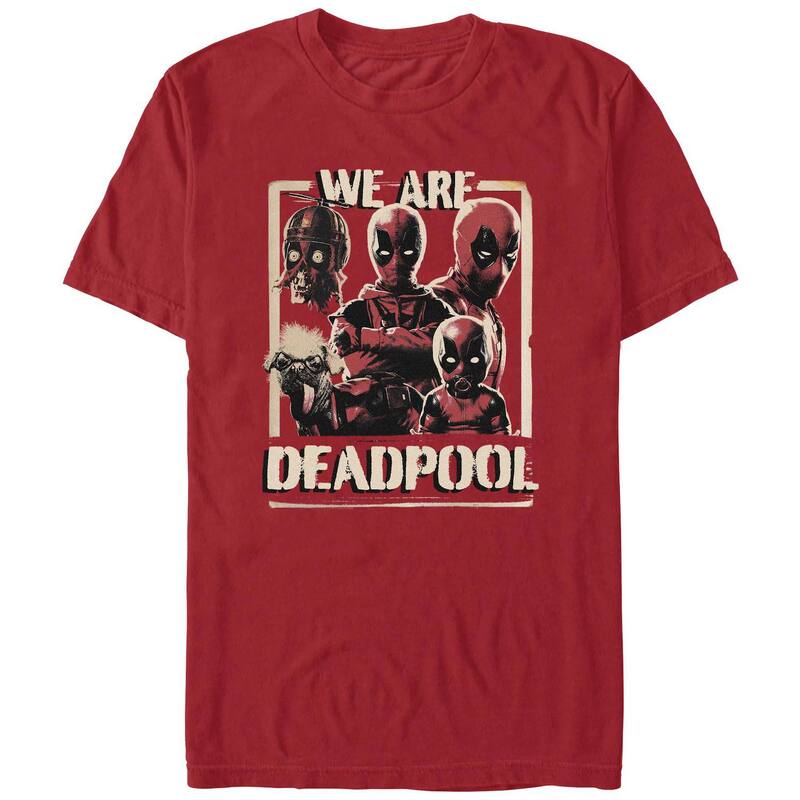 マーベル メンズ トップス Tシャツ グラフィック Men's Marvel Deadpool And Wolverine We Are Deadpoo..