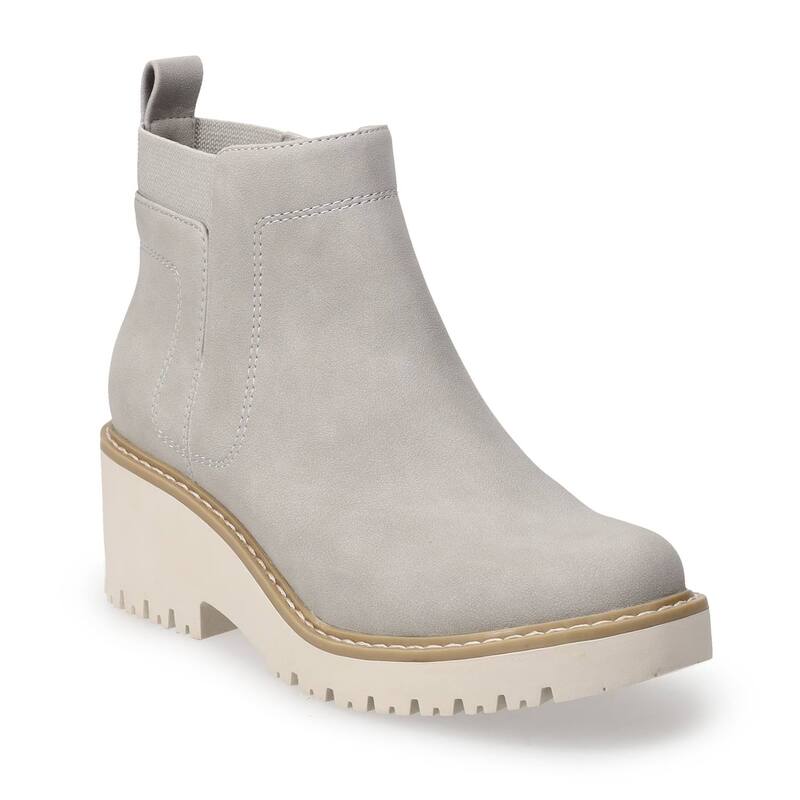ソノマ レディース シューズ ブーツ・レインブーツ Sonoma Goods For LifeR Wedge Gore Women's Bootie..