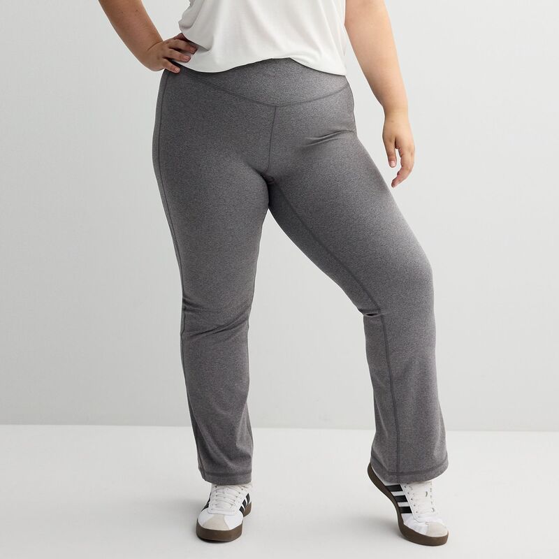 【送料無料】 Tek Gear レディース カジュアルパンツ ボトムス Plus Size Tek GearR Ultrasoft Bootcut Pants Charcoal