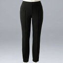 【送料無料】 ヴェラウォン レディース カジュアルパンツ ボトムス Plus Size Simply Vera Vera Wang Mid-Rise Pintuck Ponte Skinny Pants Black(4)