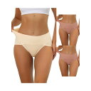 【送料無料】 アレグラ ケー レディース パンツ アンダーウェア 3 Packs Women's Hi-cut Ribbed High Waist Tummy ...