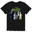 【送料無料】 ライセンス キャラクター メンズ Tシャツ トップス Men's The Munsters Poster Tee Black(4)