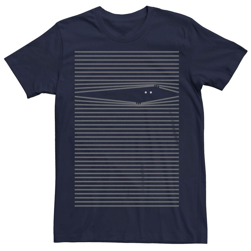 【送料無料】 ライセンス キャラクター メンズ Tシャツ トップス Men's Everybody Know It Peek-a-Boo Graphic Tee Navy