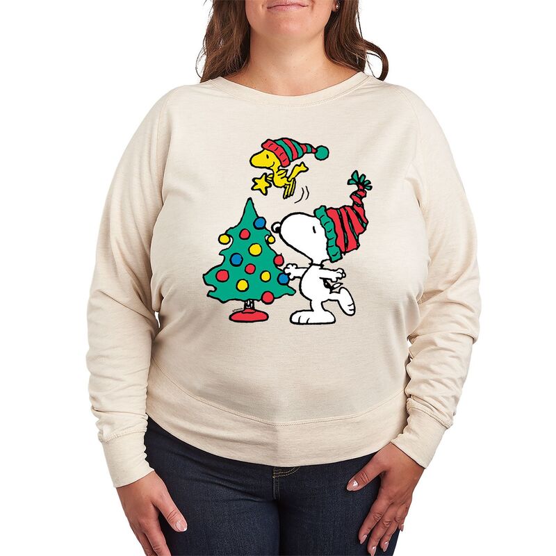 【送料無料】 ライセンス キャラクター レディース Tシャツ トップス Women's Peanuts Snoopy & Woodst..