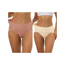 【送料無料】 アレグラ ケー レディース パンツ アンダーウェア 2 Packs Women's Hi-cut Ribbed High Waist Tummy ...