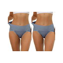 【送料無料】 アレグラ ケー レディース パンツ アンダーウェア 2 Packs Women's Hi-cut Ribbed High Waist Tummy ...